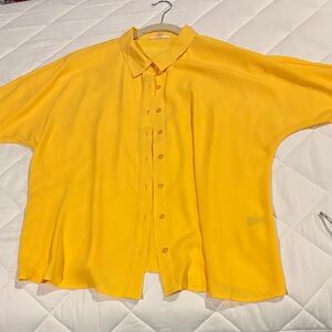 Milano Sunny Yellow Button-Up Shirt